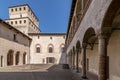 A glimpse of the ancient castle of Torrechiara, Parma, Italy