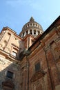 Glimpse of the basilica of San Gaudenzio, Novara, Italy Royalty Free Stock Photo