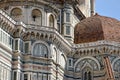 Glimpse of the cathedral of Florence-Tuscany-Italy Royalty Free Stock Photo