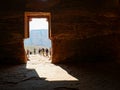 A magnificent heritage site - the Palace tomb, Petra, Jordan Royalty Free Stock Photo