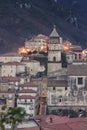 Glimpse of the city of Campagna in the province of Salerno Royalty Free Stock Photo