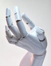 Futuristic Robotic Hand Reaching Out for Connection Royalty Free Stock Photo