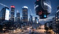 A Glimpse into the Futuristic World of Modern Transportation and City Views