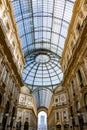 A glimpse of Galleria Vittorio Emanuele, the heart of Milan