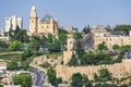 Glimpse of Jerusalem with the Abbey of the Dormition