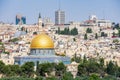 Glimpse of Jerusalem, city of the three religions