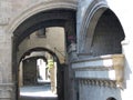 Glimpse of the medieval city of Viterbo in Italy. Royalty Free Stock Photo