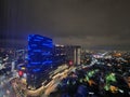 The Glimpse Night City View of Medan, Indonesia