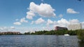 A glimpse of one of Stockholm's districts and its canal