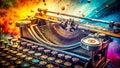 A Glimpse into the Past Documenting the Charm and Functionality of a Vintage Typewriter Capturing the Essence of