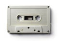 A Glimpse into the Past Vintage Blank Audio Cassette Tape Label from the 70s 80s and 90s A Royalty Free Stock Photo