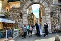 Glimpse of picturesque mediterranean destination Taormina Sicily Italy