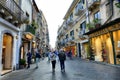 Glimpse of picturesque mediterranean destination Taormina Sicily Italy