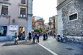 Glimpse of picturesque mediterranean destination Taormina Sicily Italy