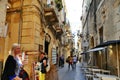 Glimpse of picturesque narrow alleys and aulic squares of mediterranean destination Ortigia Syracuse Italy Royalty Free Stock Photo