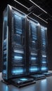 A Glimpse into QuantumQuotient\'s 3D Vision: Data Elevation. AI generate