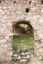 Glimpse in the town Mystras Royalty Free Stock Photo