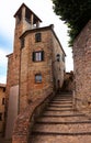 Glimpse of an umbrian medieval town