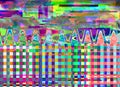 Glitch Noise background Computer screen error Digital pixel abstract design Photo glitch Television signal fail Data Royalty Free Stock Photo