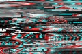 Glitch background. Computer screen error. Digital pixel noise abstract design. Photo glitch. Television signal fail Royalty Free Stock Photo