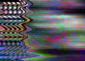 Glitch background Computer screen error Digital pixel noise abstract design Photo glitch Television signal fail Data Royalty Free Stock Photo