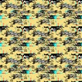 Glitch background. Computer screen error. Digital pixel noise abstract design. Video game glitch. Television signal fail.