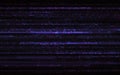 Glitch background. Digital video noise effect. Overlay lines and pixels. Bad signal distortion. Futuristic damage design