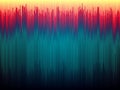 Glitch background. Image data distortion. Color abstract lines concept. Glitched vertical stripes. Gradient shapes Royalty Free Stock Photo