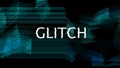 Glitch background. System crash. Broadcast error. Technical problem. 3D rendering Royalty Free Stock Photo
