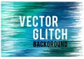 Glitch background, vector