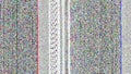 Glitch camera effect. Retro VHS background. No signal. Static TV noise, bad TV signal.