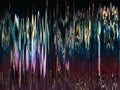 Glitch design vhs noise distorted display digital