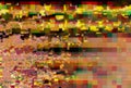 Glitch digital screen pattern abstract, pixel geometric