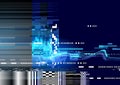 Glitch Distortion Background Royalty Free Stock Photo