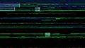 Glitch distortion digital artifacts lines noise