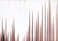 Glitch error distorted display striped pattern