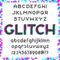 Glitch Font set