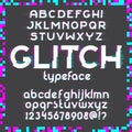 Glitch Font set