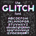 Glitch Font set