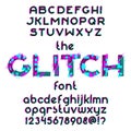 Glitch Font set