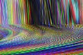 Glitch illustration background. Technology retro screen error. Digital pixel noise abstract design. Photo glitched