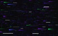 Glitch lines. Dynamic abstract noise. Horizontal color shapes. Futuristic motion effect. Modern overlay texture for