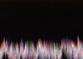 Glitch lines vibration overlay dark background