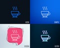 Doppio coffee icon. Hot drink sign. Royalty Free Stock Photo