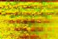 Glitch pixel data moshing digital noise,  graphic Royalty Free Stock Photo