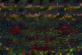 Glitch pixel digital pattern noise, data moshing old Royalty Free Stock Photo