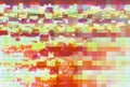 Glitch pixel digital pattern noise, design futuristic Royalty Free Stock Photo