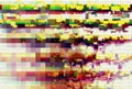 Glitch pixel digital pattern noise,  interference graphic Royalty Free Stock Photo