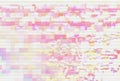 Glitch pixel digital pattern noise, technology data moshing Royalty Free Stock Photo