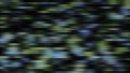 Glitch and pixel noise dynamic visual effect on a screen. Motion. Color distortions with blurred blinking horizontal Royalty Free Stock Photo